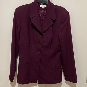 Eggplant color Suit jacket